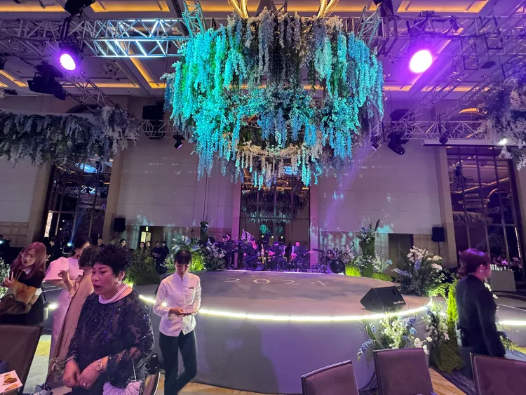 婚宴舞台。讀者提供