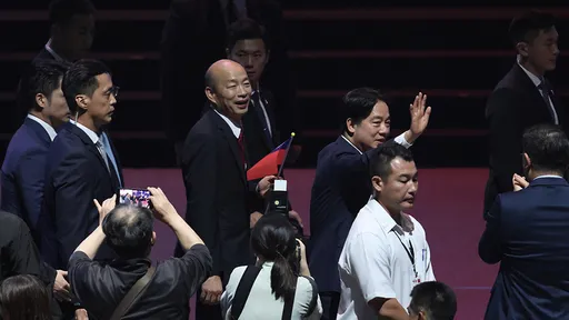 賴清德拋祖國論　韓國瑜當場對他說「你的話讓我們非常燒腦」