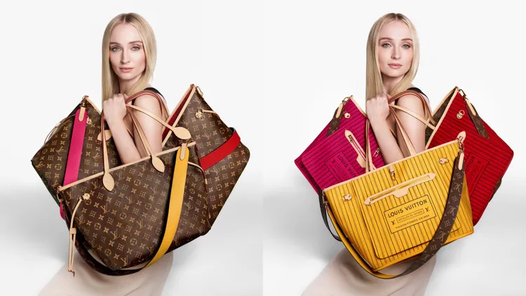 LV推出擁有翻轉樂趣、1包2背的Neverfull Inside Out包。品牌提供