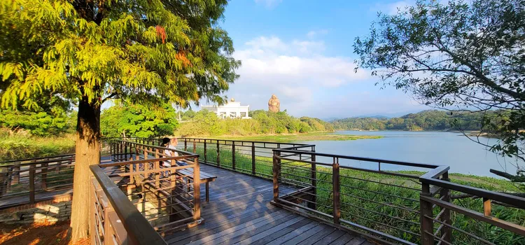 峨眉湖。新竹縣府提供