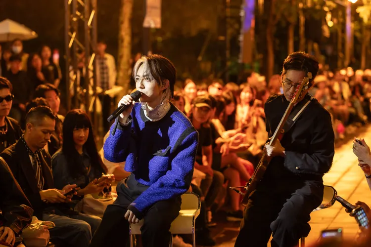 林宥嘉現身活動帶來精彩表演。台北時裝周提供