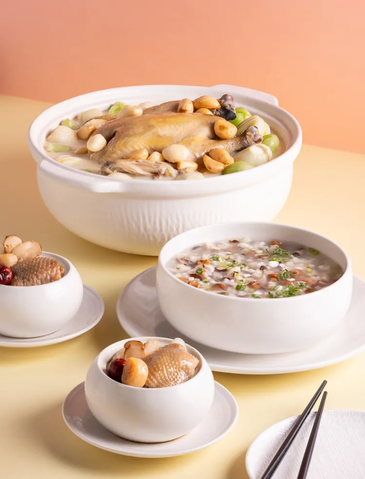 林口亞昕福朋喜來登酒店「聚味軒」中餐廳秋日美饌饗宴。業者提供