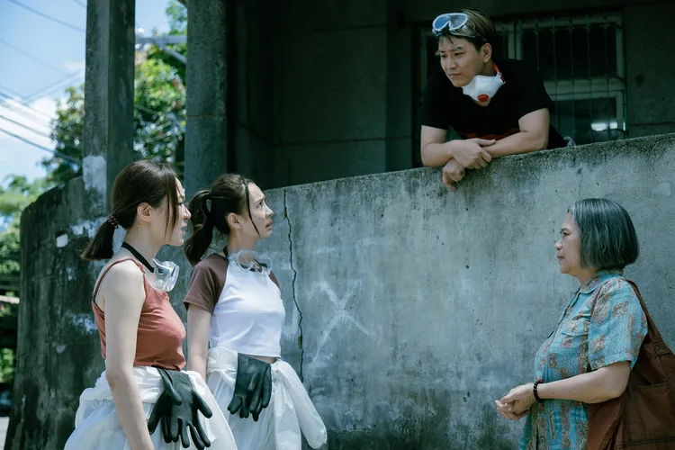 亞男與小雪到了命案現場發現工作已被強生搶走。華視提供