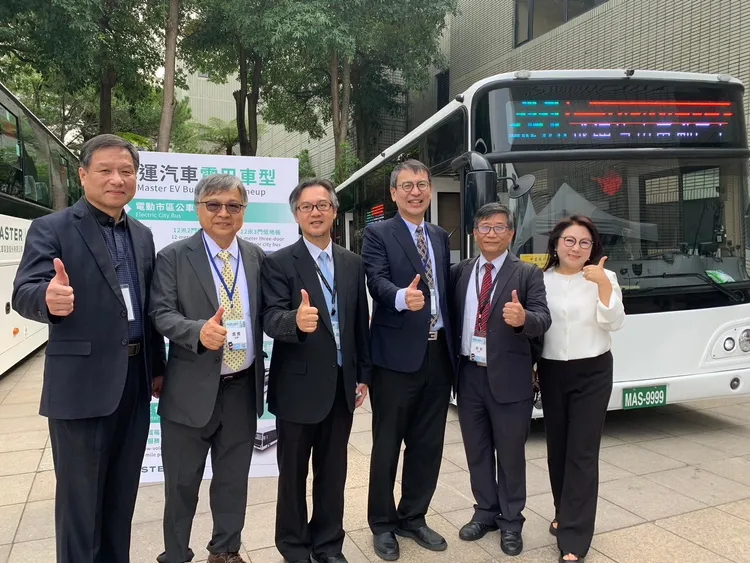 台灣電動巴士國家隊成運汽車參與2024第四屆台灣氣候行動博覽會。成運提供