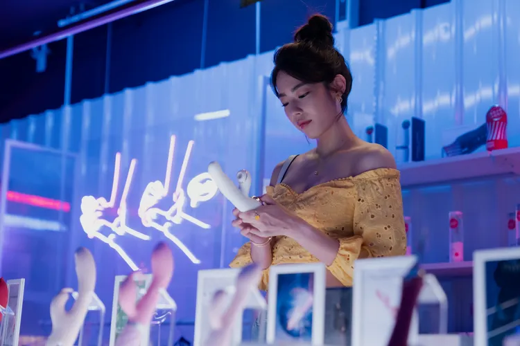 林思宇扮肉食女，對26公分念念不忘。紅杉娛樂提供