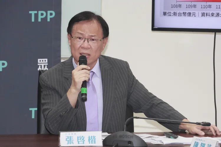 民眾黨立委張啓楷。資料照片。彭欣偉攝