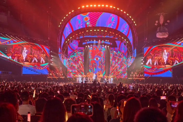 王心凌攻蛋台下座無虛席。天晴娛樂/寬宏藝術提供