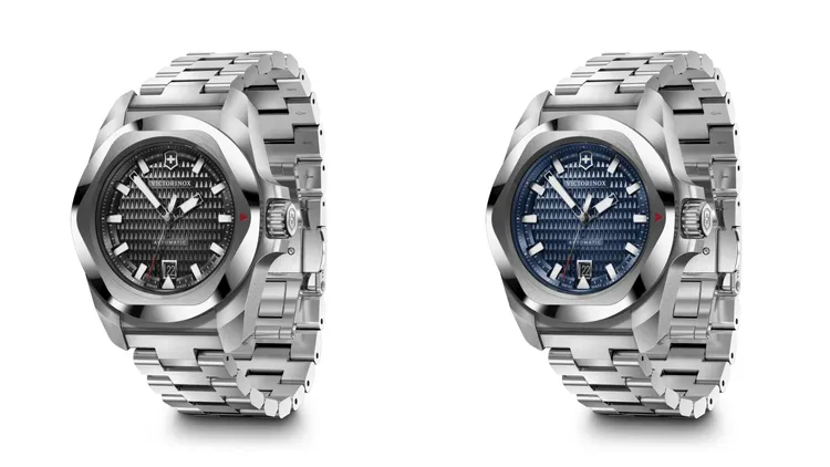 I.N.O.X. 41毫米自動機芯腕錶、AISI 316L不鏽鋼錶殼，各4萬6000元。品牌提供