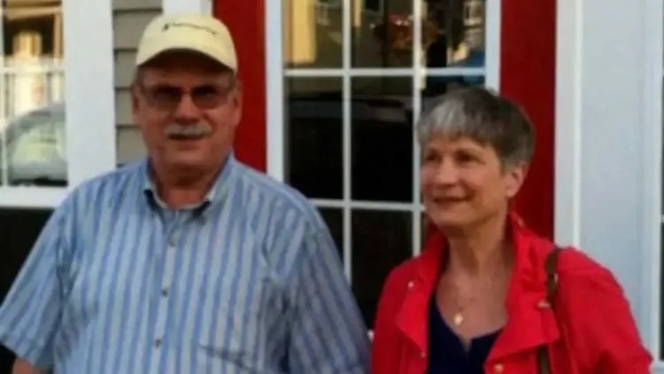 帕梅拉與丈夫約翰。翻攝自《紐約郵報》