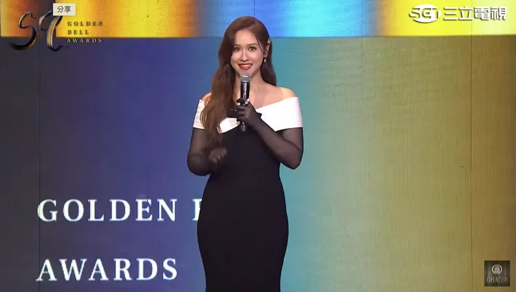 吳姍儒整場金鐘獎妙語如珠，被讚爆。翻攝金鐘YT