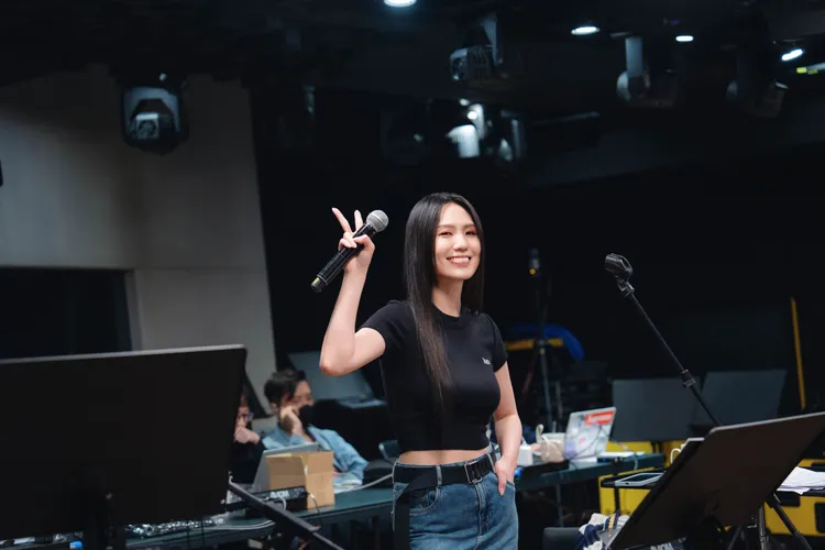 不斷工作的孫盛希，分享在演唱會後要好好關機、放鬆。滾石唱片提供