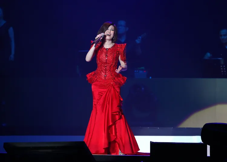 江蕙舞台魅力十足。資料照片