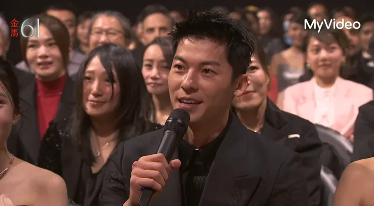 許光漢接下劉冠廷的見面會梗。翻攝MyVideo