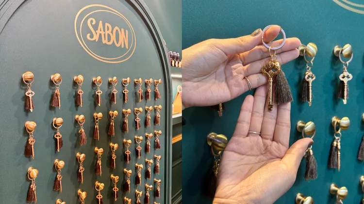 快閃店活動單筆消費滿2800元，還可免費獲得品牌磨砂膏開瓶鑰匙圈。張家玲攝