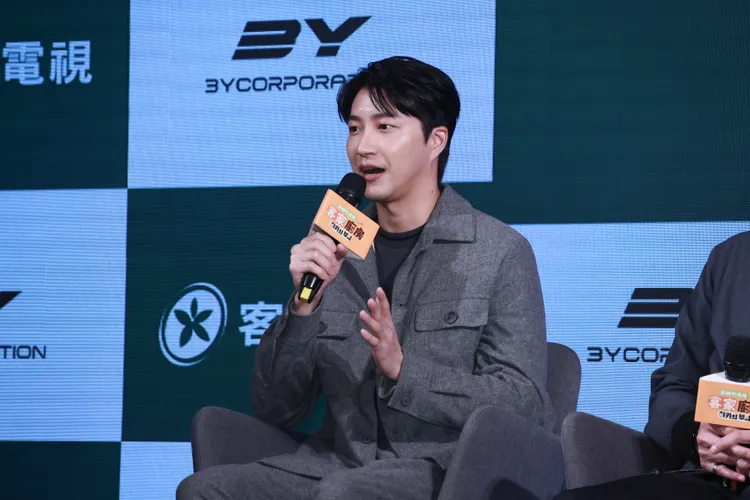 江宏傑是桌球國手，他說：「選手訓練過程其實是很艱辛的。」彭欣偉攝