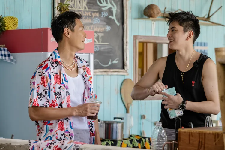 王大陸依舊讓楊祐寧哭笑不得。泰坦星文創影視提供