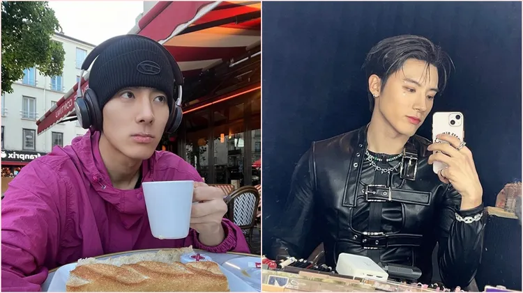 THE BOYZ的ERIC要買巧克力棒結果買成保險套。翻攝自ERIC IG