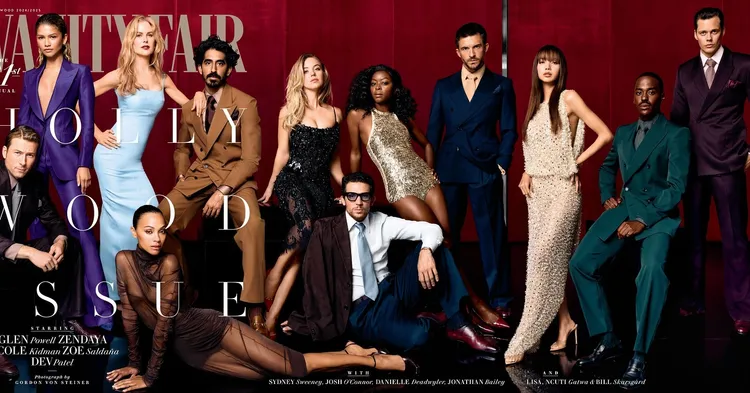 Lisa登上美國雜誌《浮華世界》每年的好萊塢特輯封面。翻攝Lisa iG