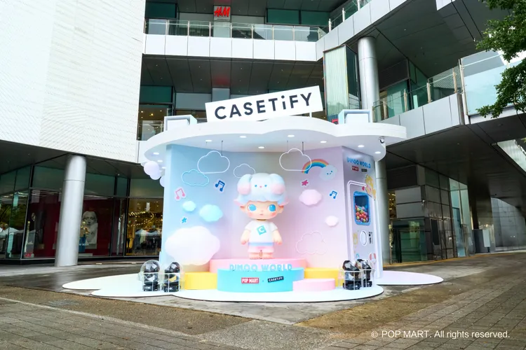 CASETiFY攜手POP MART在信義區打造「DIMOO WORLD x CASETiFY 夢境奇幻樂園」。CASETiFY提供