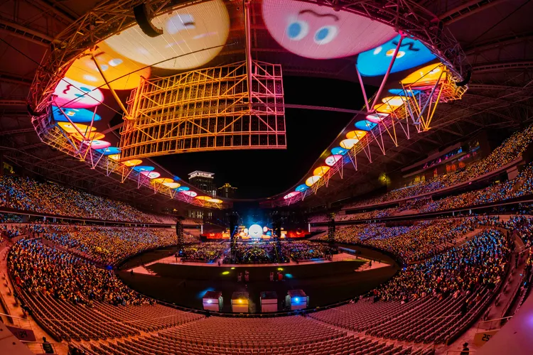 五月天上海演唱會視訊讓人驚豔。相信音樂提供