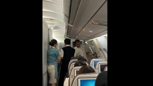 嚇死人!怪男突伸手開飛機逃生門 「眾人壓制」衝突理由曝光