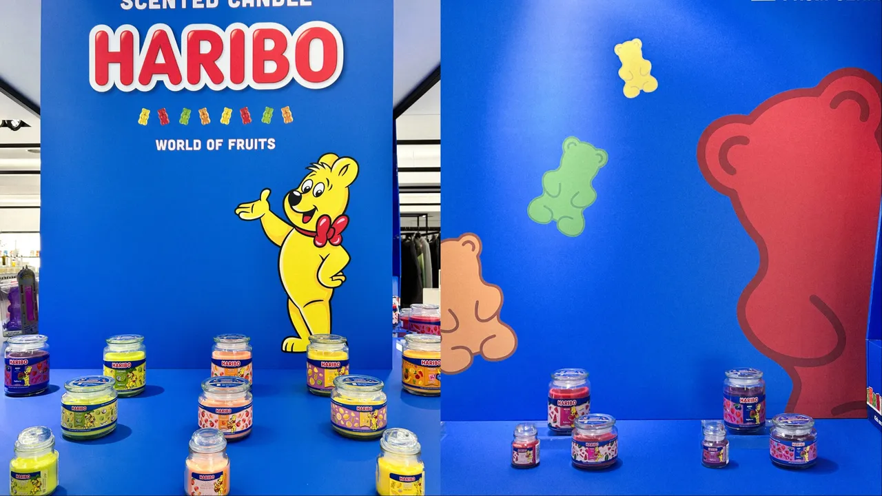 HARIBO香氛蜡烛快闪店登陆ARTIFACTS敦南旗舰店。品牌提供
