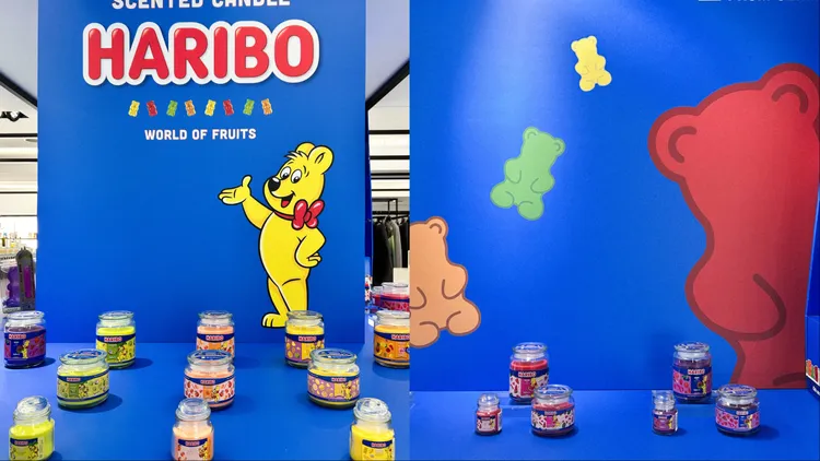 HARIBO香氛蠟燭快閃店登陸ARTIFACTS敦南旗艦店。品牌提供