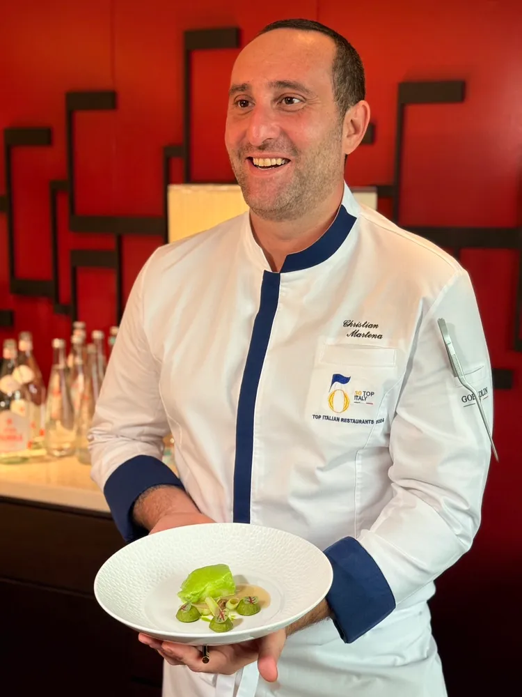 泰國曼谷知名義式餐廳CLARA的主廚兼老闆克里斯汀·馬爾泰納。陳揚盛攝