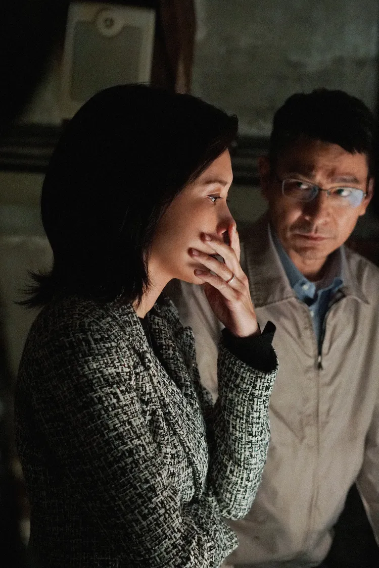 莫文蔚笑說和劉德華吵到拍桌演得很爽。華映提供