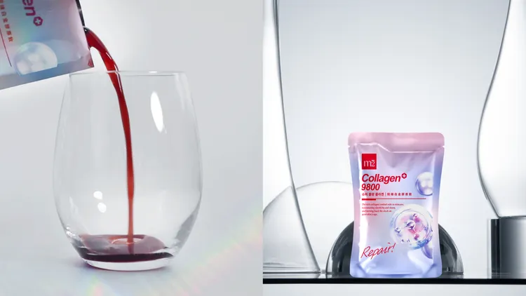 m2美度白金版9800mg膠原禮盒，僅在全台愛爾麗醫療院所獨家販售，50ml*15／3280元