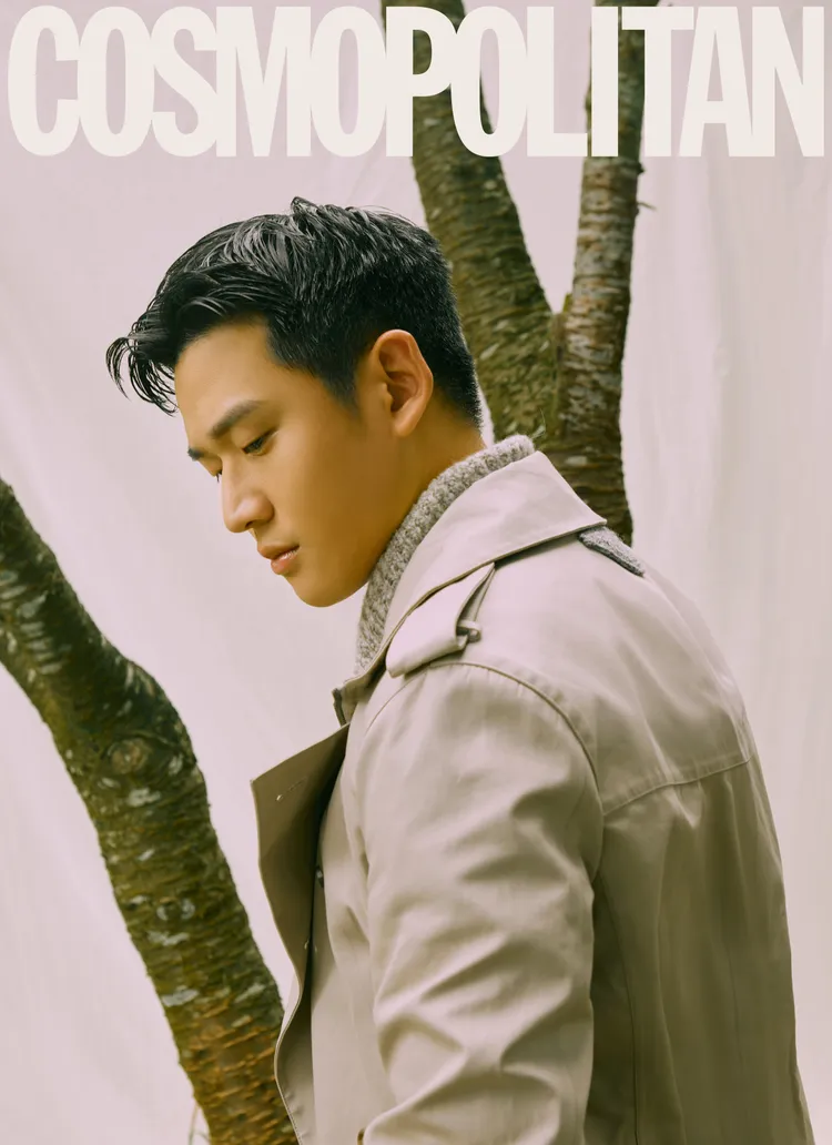 周興哲拍攝《COSMOPOLITAN》封面。《COSMOPOLITAN》提供