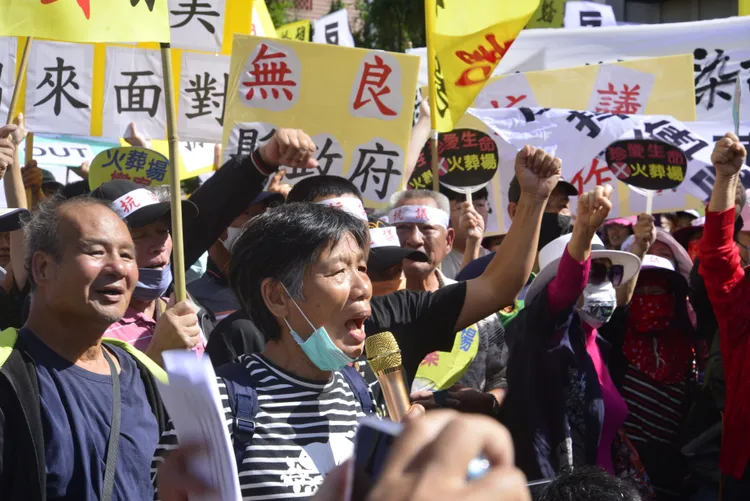 抗議民眾群情激憤。自救會提供