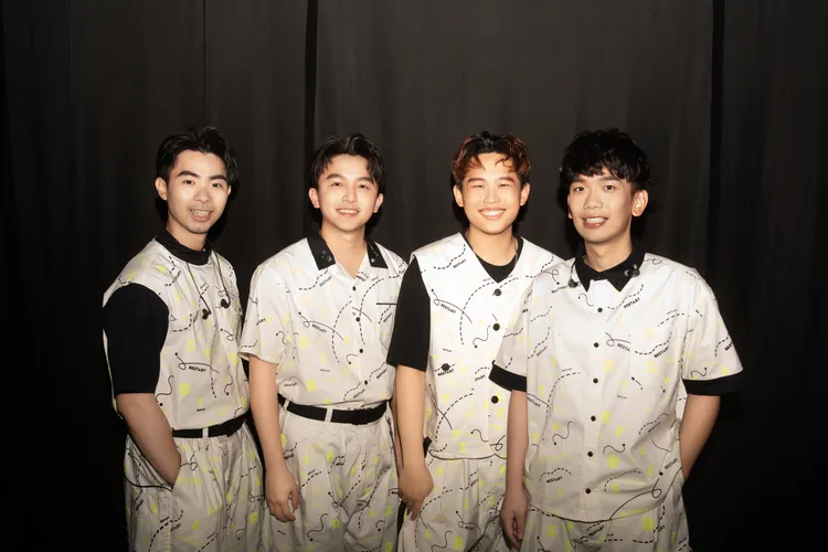 理想混蛋香港開唱，難敵美食誘惑，打趣胖了1公斤。圖／何樂音樂提供