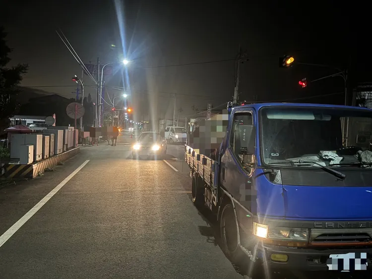 事故發生在苗栗縣公館鄉中義村128縣道。民眾提供