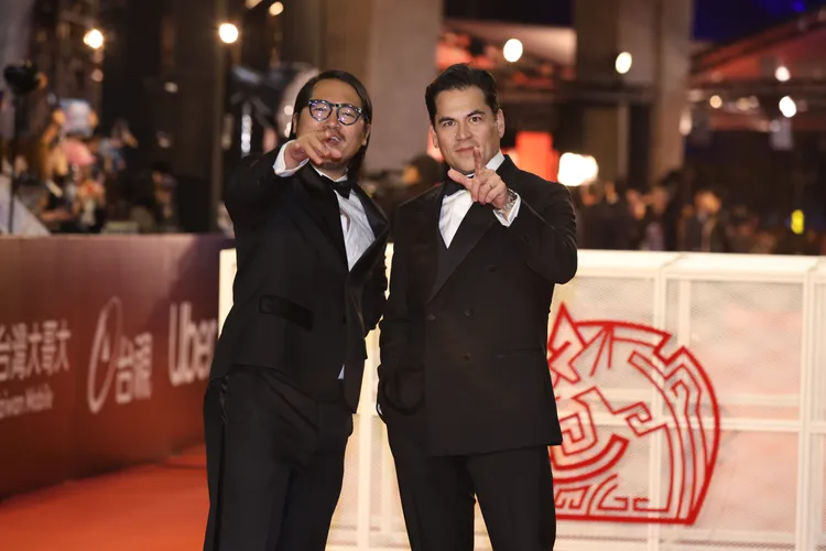 《媽的多重宇宙》編導關家永（左）、製片人王慶。彭欣偉攝