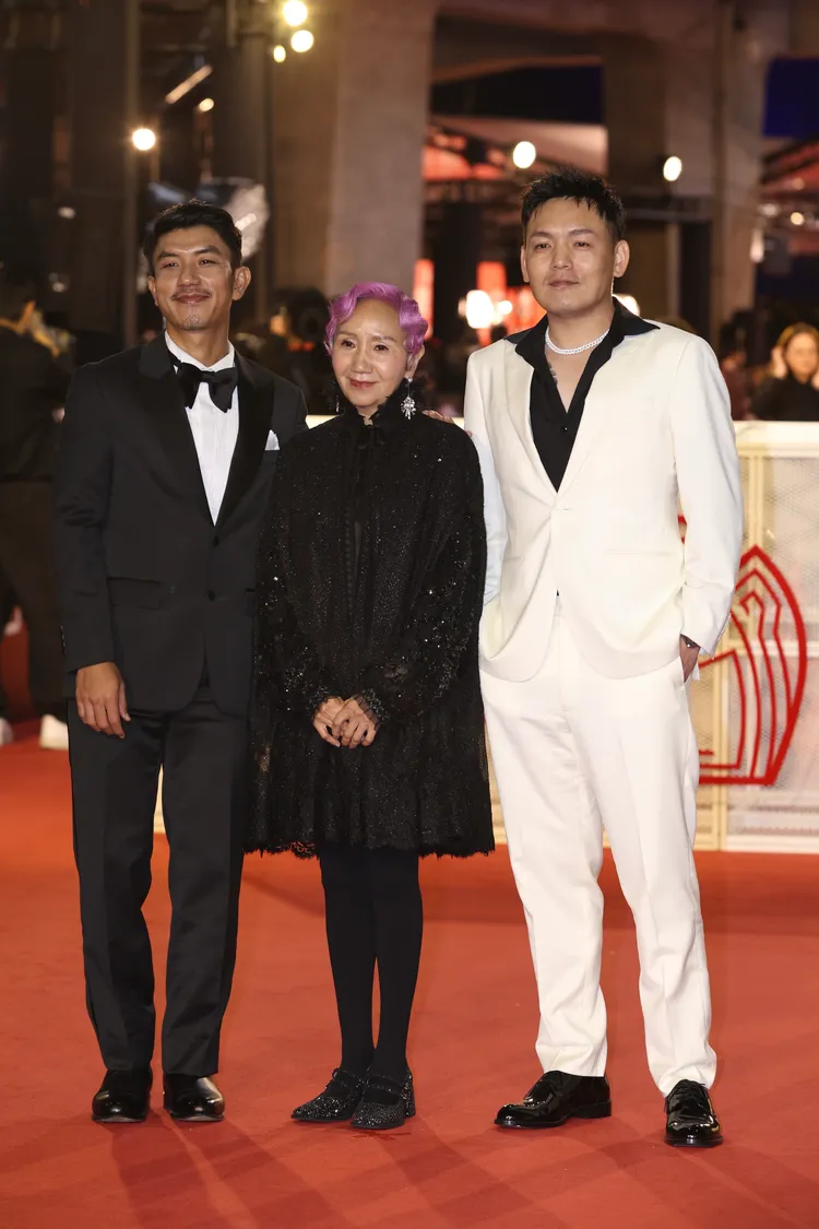 泰國演員萬洛隆甘迦（左起）角逐影帝、陸弈靜爭女配角、春風搶男配角。彭欣偉攝