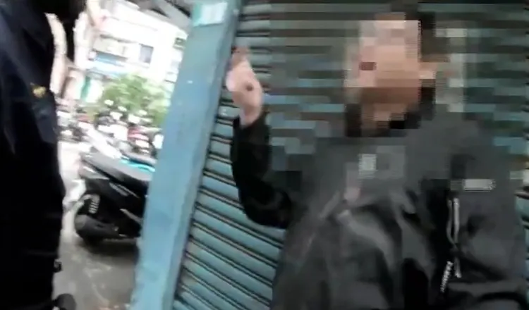 楊男不滿被張男幹譙。警方提供