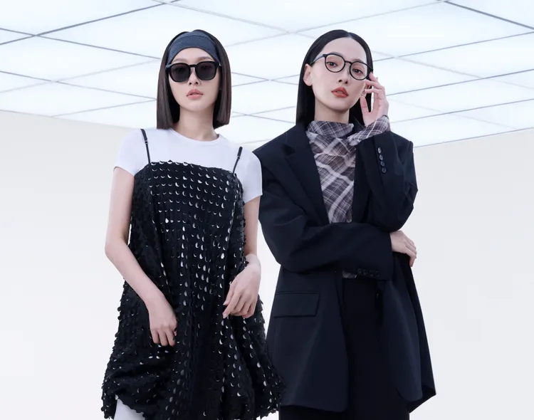 林映唯以雙重樣貌演繹「BLACK COLLECTION」的黑色魅力。品牌提供