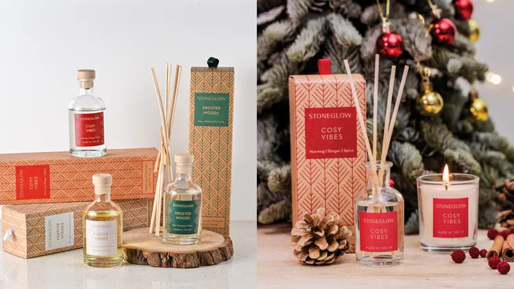 擴香瓶100ml／1500元、巧趣香氛禮盒（50ml擴香瓶+75g香氛燭）1550元。品牌提供
