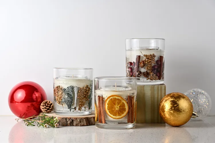 節慶限定版香氛燭，各2200元。品牌提供
