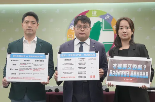 翁曉玲要修法加嚴憲法法庭運作！律師批「旨在破壞權力制衡制度」