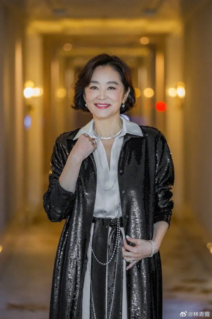 林青霞歲月不敗美人。翻攝林青霞微博