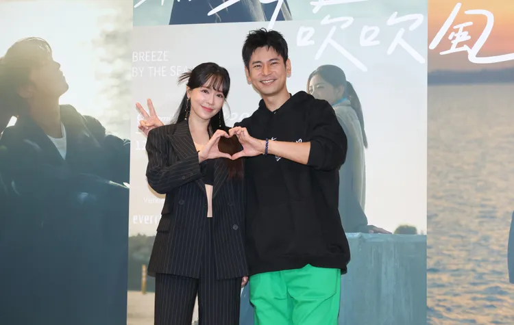 楊子儀（右）和莊茜佳組成「廟口CP」。攝影中心攝