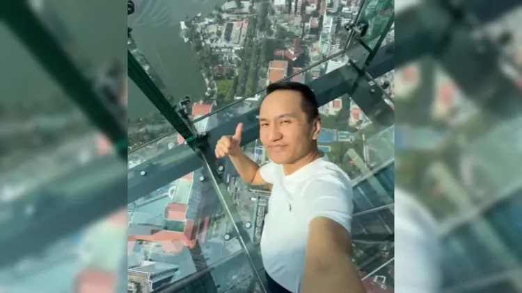 常如山沒有懼高症，直呼這個高度跳傘剛剛好。