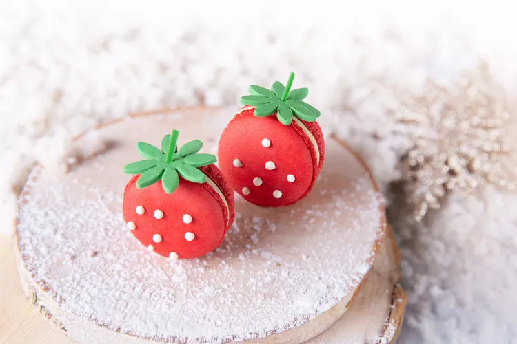 山葵草莓柚子馬卡龍。業者提供