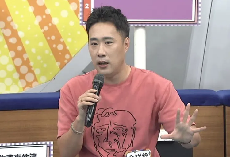 余祥銓開玩笑攻擊老婆產後身材。中天提供