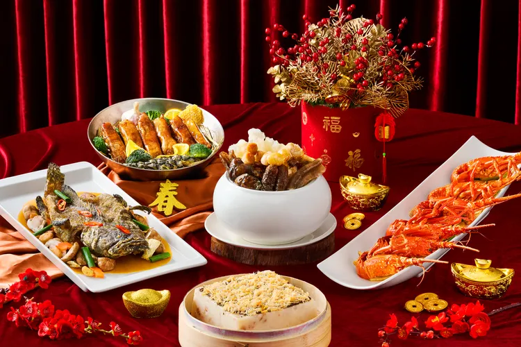 台北國泰萬怡酒店為饕客們準備外帶在家也能享受酒店主廚級年節宴席。業者提供
