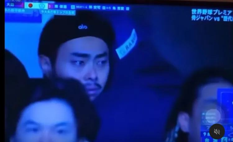 林家正冠軍戰因傷退場，在休息室落淚。翻攝Threads