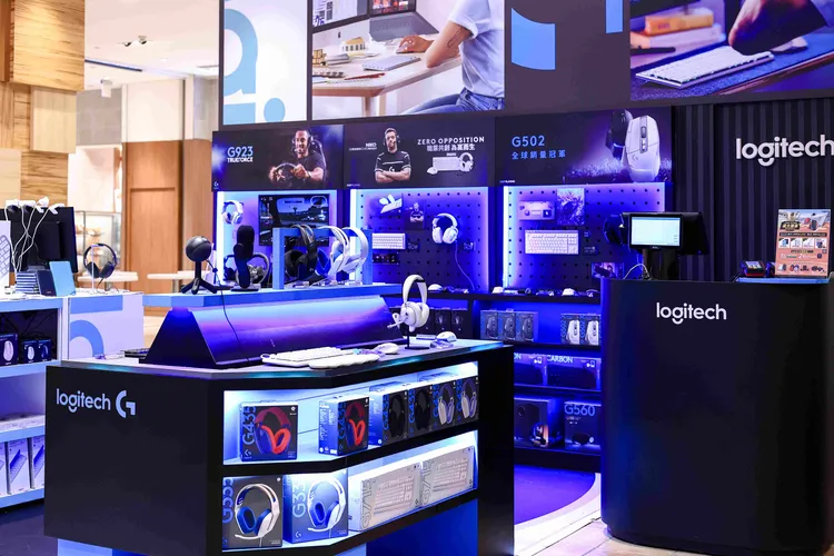 Logitech 快閃店於高雄漢神巨蛋開幕，超多好禮享不完。業者提供