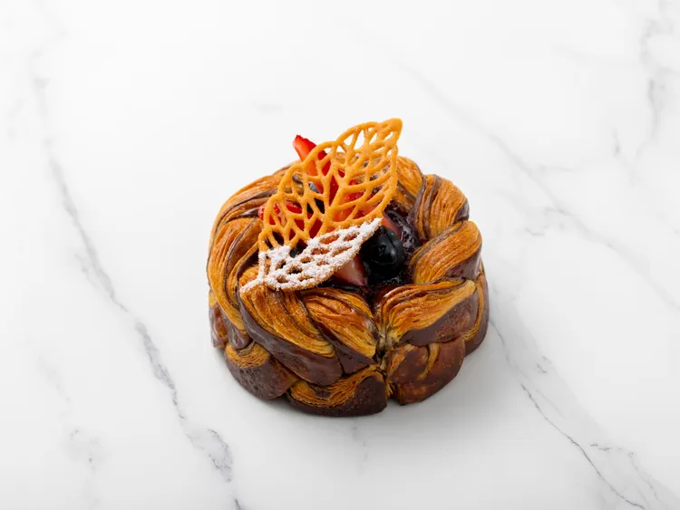 最佳創意獎黃振洋的創意丹麥麵包(台南遠東香格里拉)。業者提供